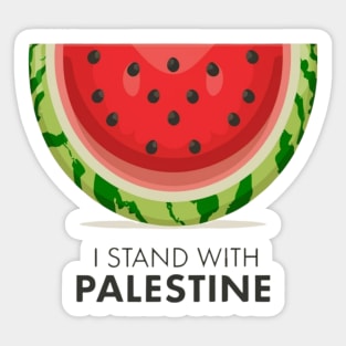 I stand with palestine Sticker